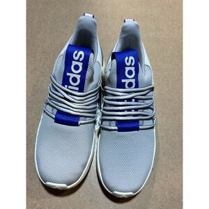 adidas Lite Racer Adapt 7.0 Sneaker Men's Size 9.5 Gray/Lucid Blue JI4982